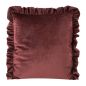 POSZEWKA EUROFIRANY VELVET 25 45X45 CM CZERWONY