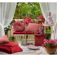 POSZEWKA EUROFIRANY VELVET 45X45 CM CEGLANY