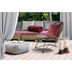 Poszewka Eurofirany velvet 56 45X45 cm bordowy