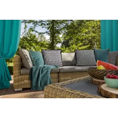 Poszewka Eurofirany velvet 56 45X45 cm turkusowy