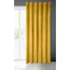 Zasłona gotowa Eurofirany Melanie 215X250 cm musztardowy