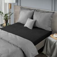 PRZEŚCIERADŁO EUROFIRANY D91/PRZE/FROT/CZ 160X200+20CM 170 CZARNY