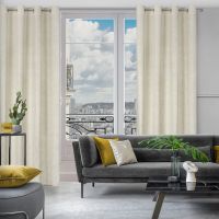 ZASŁONA GOTOWA EUROFIRANY ARETA 140X250 CM KREMOWY