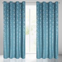ZASŁONA GOTOWA EUROFIRANY ARETA 140X250 CM NIEBIESKI