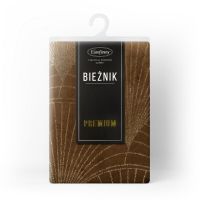 OBRUS EUROFIRANY BLINK 14 35 X 180 CM BRĄZOWY