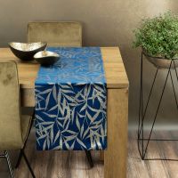 OBRUS EUROFIRANY BLINK 15 35 X 180 CM GRANATOWY