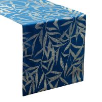 OBRUS EUROFIRANY BLINK 15 35 X 180 CM GRANATOWY