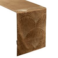 OBRUS EUROFIRANY BLINK 14 35 X 220 CM BRĄZOWY