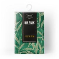 OBRUS EUROFIRANY BLINK 15 35 X 220 CM CIEMNOZIELONY