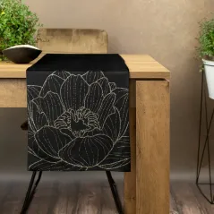 Eurofirany obrus Blink 13 35 x 220 cm czarny