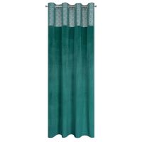 ZASŁONA EUROFIRANY GOTOWA D91 AGNES 140X250 CM TURKUSOWY