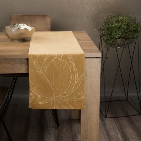 Obrus Eurofirany Blink 12 35 x 220 cm miodowy
