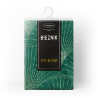 OBRUS EUROFIRANY BLINK 14 35 X 180 CM CIEMNOZIELONY