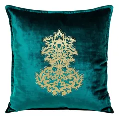 POSZEWKA EUROFIRANY ROYAL 4 45X45 CM CIEMNOTURKUSOWY