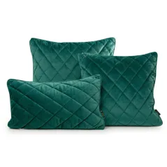 Poszewka Eurofirany velvet 27 45X45 cm ciemnoturkusowy