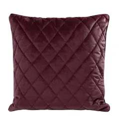 POSZEWKA EUROFIRANY VELVET 27 45X45 CM BORDOWY