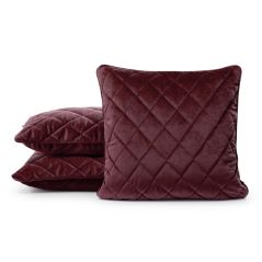 POSZEWKA EUROFIRANY VELVET 27 45X45 CM BORDOWY