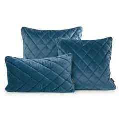Poszewka Eurofirany velvet 27 45X45 cm granatowy