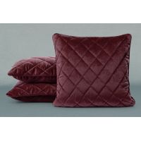 POSZEWKA EUROFIRANY VELVET 28 50X50 CM BORDOWY