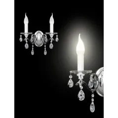Lampa Eurofirany Loreta (02) 34X20X32CM srebrny