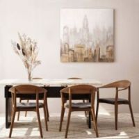 Eurofirany obraz 404 80 x 80 cm beżowy
