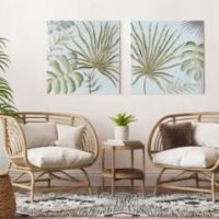 Eurofirany obraz 446B 60 x 60 cm jasnozielony