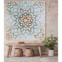 Eurofirany obraz 486A 80 x 80 cm niebieski