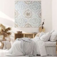 Eurofirany obraz 486B 80 x 80 cm niebieski