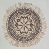 Eurofirany obraz 501A 60 x 60 cm beżowy