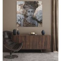 Eurofirany obraz 503 80 x 80 cm szary