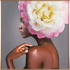 Eurofirany obraz 543B 60 x 60 cm różowy
