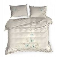 Komplet pościeli Eurofirany Haft6 220X200 cm, 2 szt. 70X80 cm kremowy