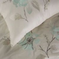 Komplet pościeli Eurofirany Haft6 220X200 cm, 2 szt. 70X80 cm kremowy