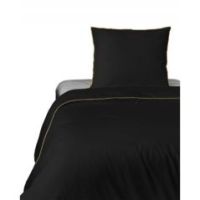 Komplet pościeli 140X200 z makosatyny Pure Collection czarna