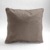 Komplet pościeli 220X200 z makosatyny Pure Collection Taupe z lamówką