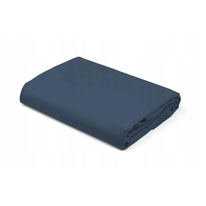 Prześcieradło satynowe 220X200 z gumką Pure denim
