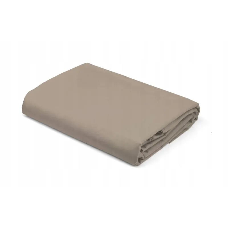 Prześcieradło satynowe 180X200 z gumką Pure Taupe Prześcieradło satynowe 180X200 z gumką Pure Taupe