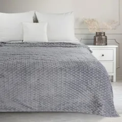 Eurofirany koc D91 Cindy6 200 x 220 cm srebrny