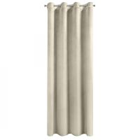 ZASŁONA EUROFIRANY GOTOWA D91 ROSA 140X250 CM BEŻOWY