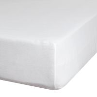 PRZEŚCIERADŁO EUROFIRANY Z GUMKĄ JERSEY D91 140X200 CM, WYS.30 CM BIAŁY