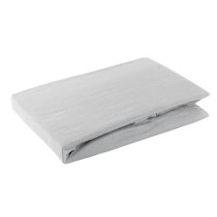 PRZEŚCIERADŁO EUROFIRANY Z GUMKĄ JERSEY D91 140X200 CM WYS.30CM JASNOSZARY