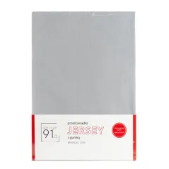 Prześcieradło Eurofirany z gumką jersey D91 180X200 wys.30 cm jasnoszary