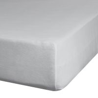 PRZEŚCIERADŁO EUROFIRANY Z GUMKĄ JERSEY D91 180X200 WYS.30 CM JASNOSZARY