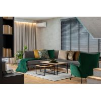 NARZUTA EUROFIRANY SOFIA 200X220 CM CIEMNOZIELONY