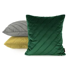 Eurofirany poszewka Nala 3 45 x 45 cm stalowy