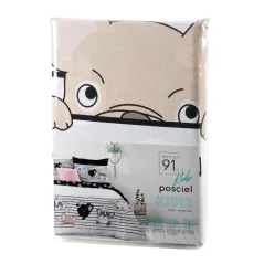 Pościel Eurofirany bawełniana D91 Kid 12 160 x 200 cm biały