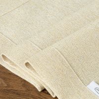OBRUS 40x180 DEKORACYJNY Z POŁYSKIEM ZŁOTY