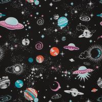 POŚCIEL EUROFIRANY BAWEŁNIANA D91 KID 10 160 X 200 CM CZARNY