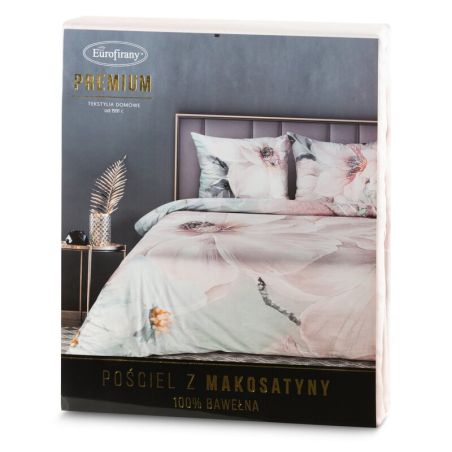 KOMPLET POŚCIELI EUROFIRANY SATYNOWEJ PREMIUM18 BIAŁY 220X200 70X80/X2