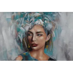 EUROFIRANY OBRAZ 604 80 X 120 CM SZARY